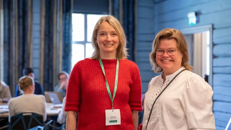 INNOVASJONSDRIVER: CELECT har mange sterke bedrifter fra offentlig og privat sektor med på laget, sammen med akademiske partnere. Trine Magnus og Kristin Falk