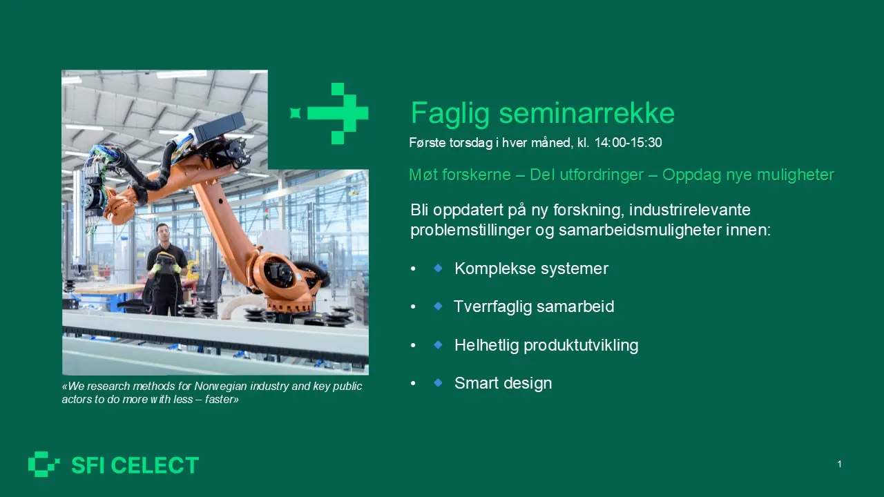Faglig seminarrekke